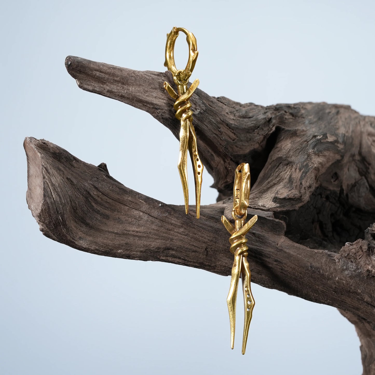 BOUND TWIN EARRINGS