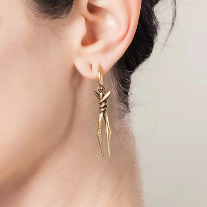 BOUND TWIN EARRINGS