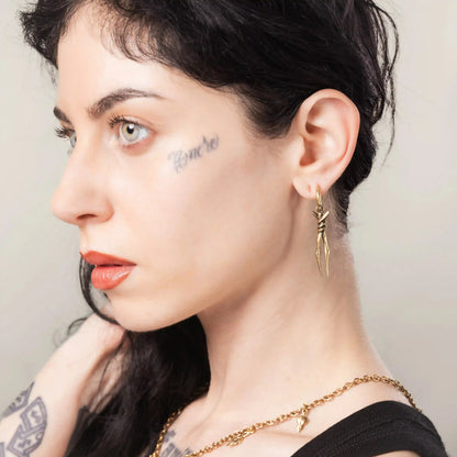 BOUND TWIN EARRINGS