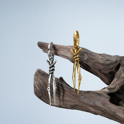 BOUND TWIN EARRINGS