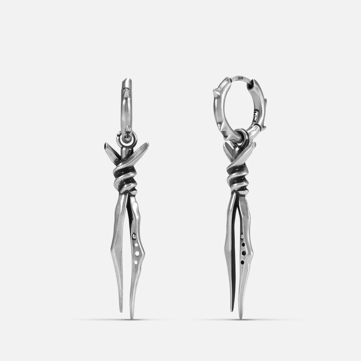 BOUND TWIN EARRINGS