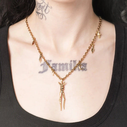 BOUND TWIN NECKLACE