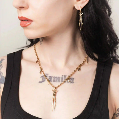 BOUND TWIN NECKLACE