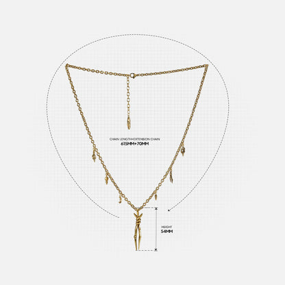 BOUND TWIN NECKLACE