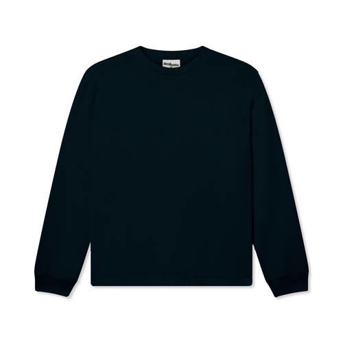 300 GSM 'Dark Navy' Long Sleeve Tee