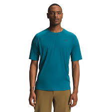 Men's Big Pine SS Crew | Blue Coral Heather