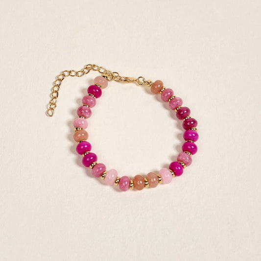 Stone Candy Bracelet | Pink