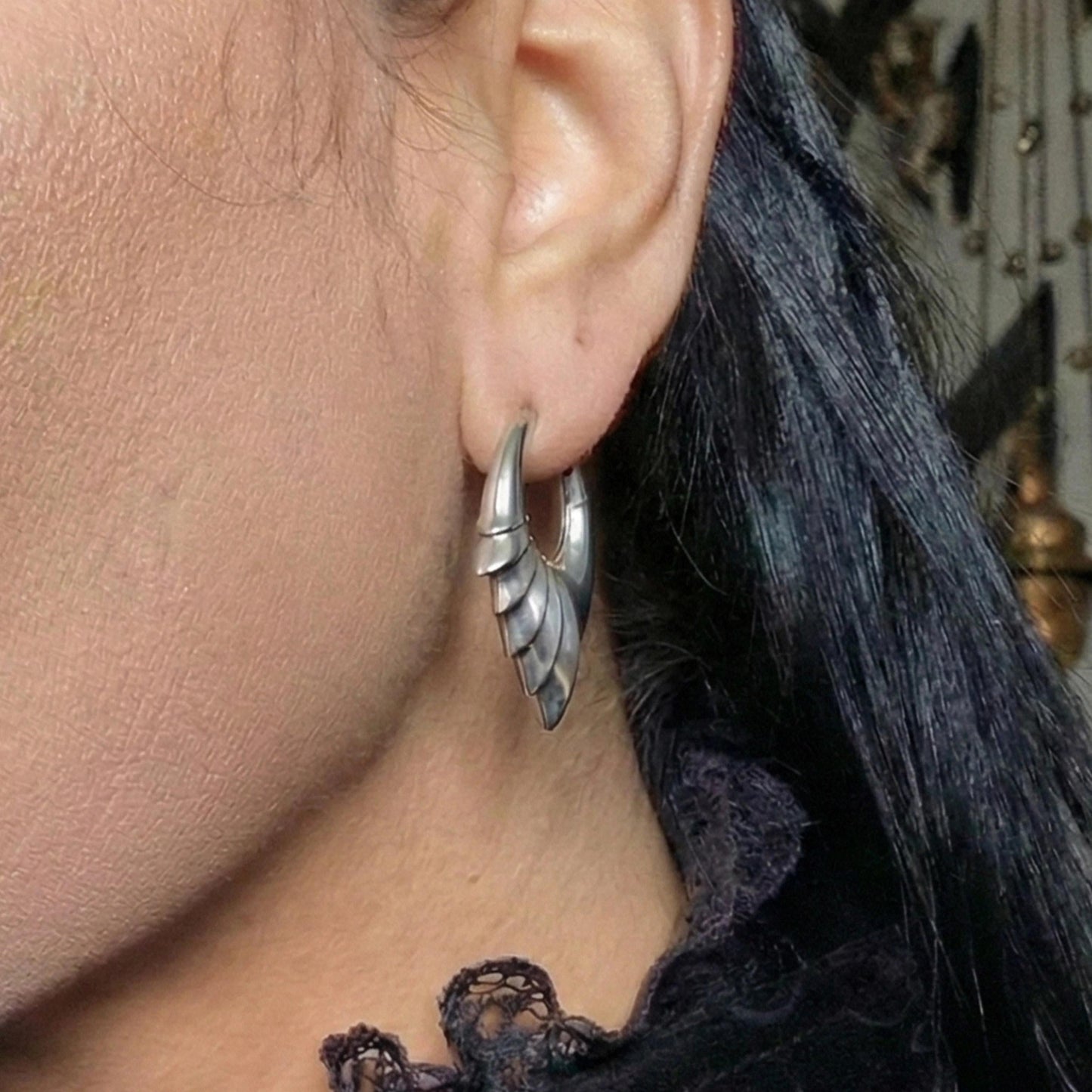 CARAPACE WING EARRINGS