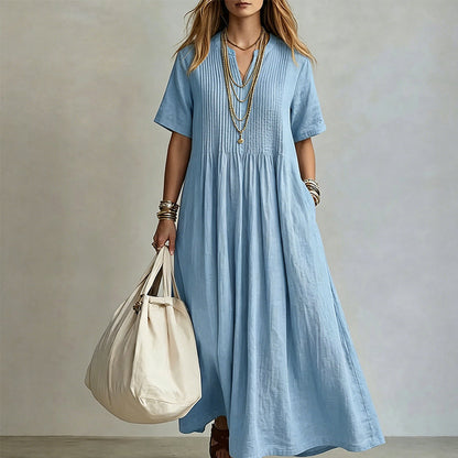 👗 Women's Loose Casual V-Neck Dress✨