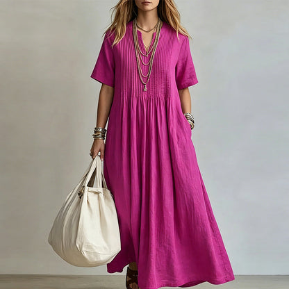 👗 Women's Loose Casual V-Neck Dress✨