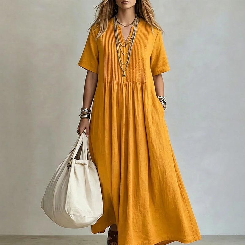 👗 Women's Loose Casual V-Neck Dress✨