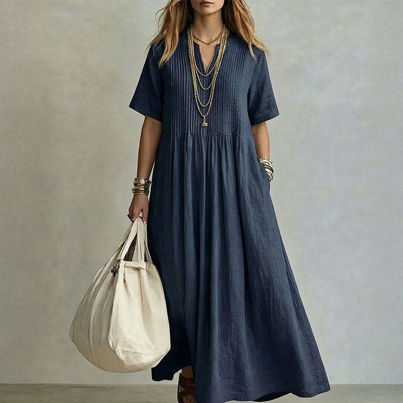 👗 Women's Loose Casual V-Neck Dress✨