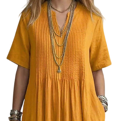 👗 Women's Loose Casual V-Neck Dress✨