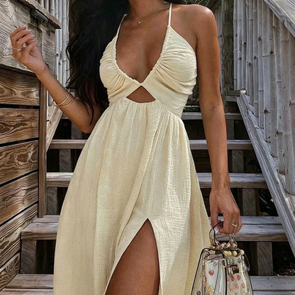 💥Women's Summer Sexy V-Neck Maxi Dress