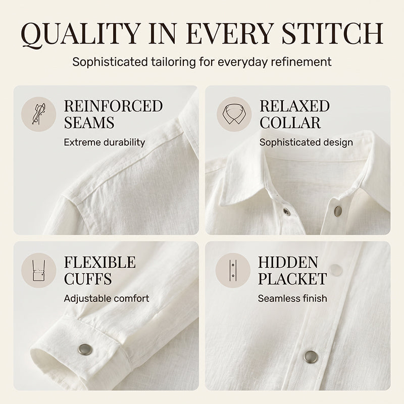 Women's Casual Loose Half-Button Shirt