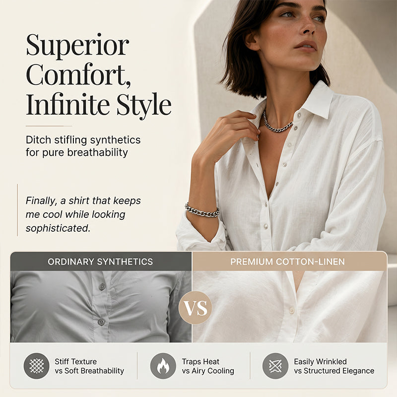 Women's Casual Loose Half-Button Shirt