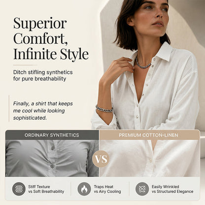 Women's Casual Loose Half-Button Shirt