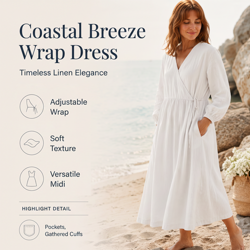 Women's Elegant Tie Waist Dress