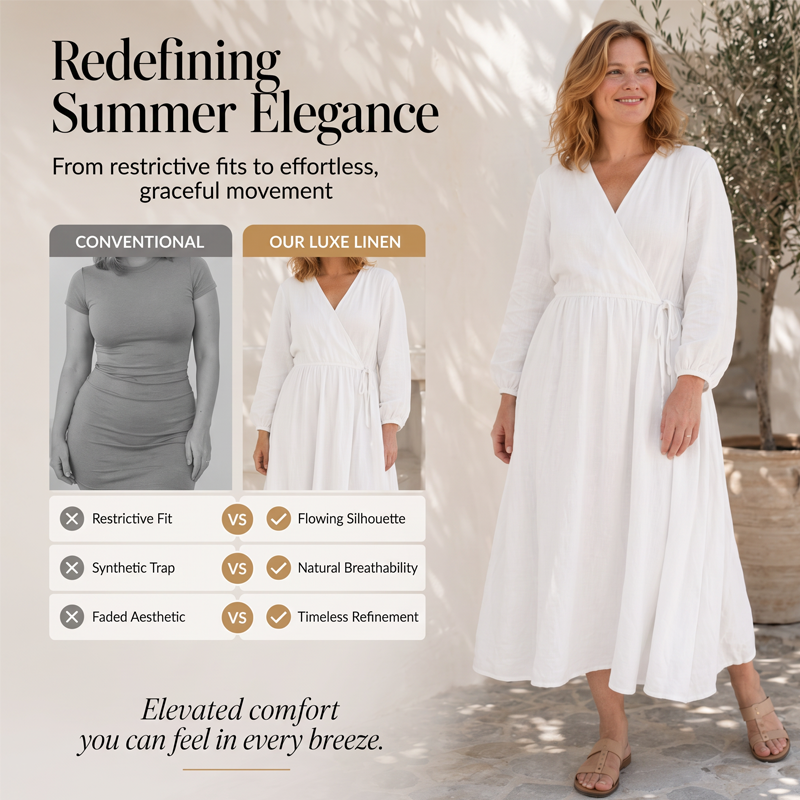 Women's Elegant Tie Waist Dress