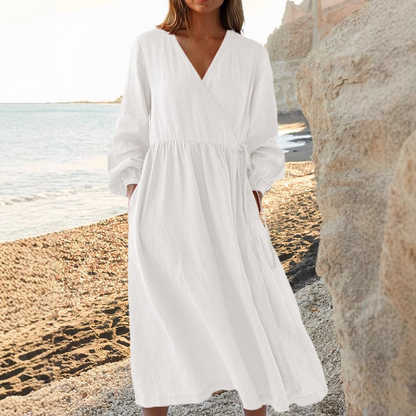 Women's Elegant Tie Waist Dress